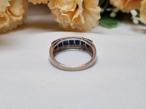 10ct White Gold Blue Stone Ring TW355697 - Image 4