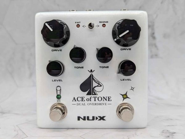 Nux Ace of Tone Dual Overdrive Guitar Effects Pedal - BP364675 - Image 2