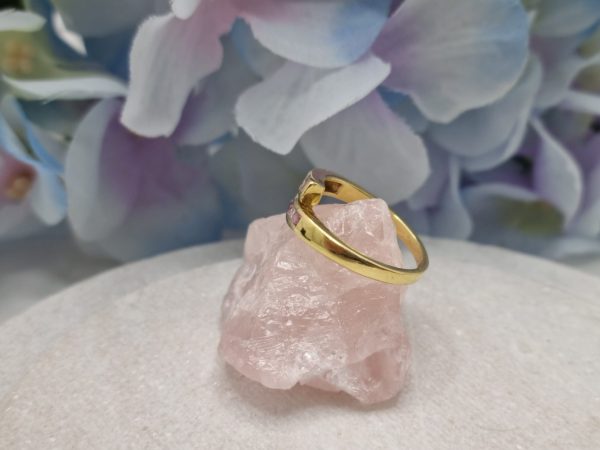 18CT 4.67GRMS GOLD PINK SAPPHIRE AND DIAMOND RING SZ. O IP270083 - Image 14