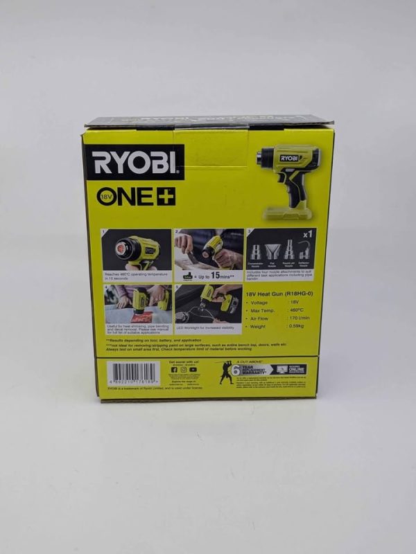 Ryobi 18v Heat Gun - BL365518 - Image 2
