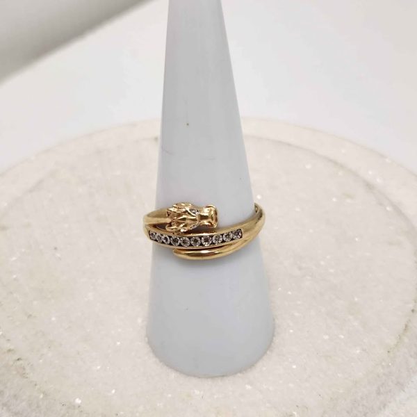 MENS 9CT YELLOW GOLD RING #GN367588 - Image 8