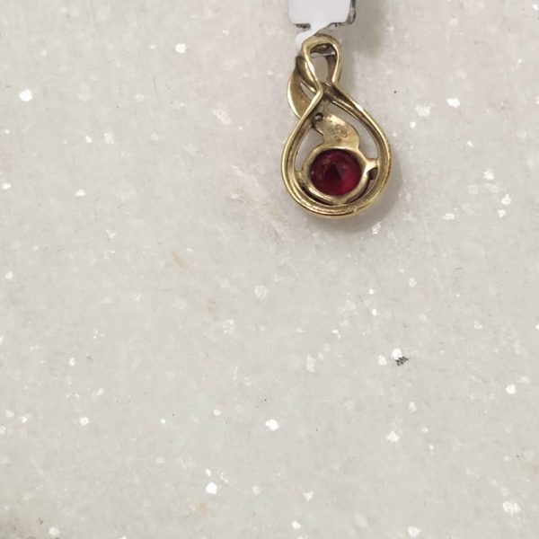 LADIES 9CT YELLO GOLD PENDENTS #GN325008 - Image 3