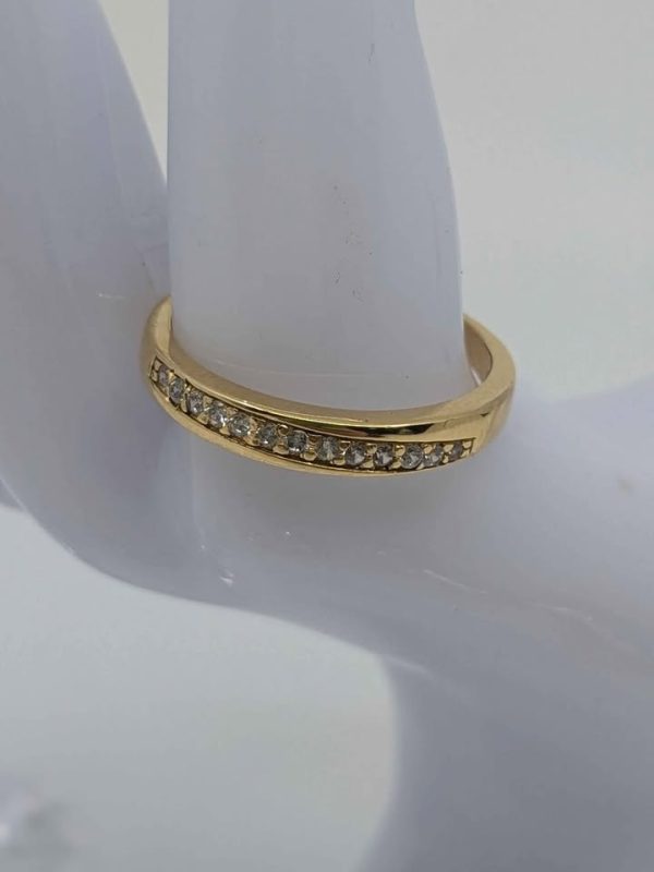 Ladies 18ct Yellow Gold Eternity Ring - BL322082 - Image 10