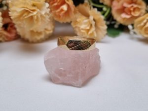 Mens 9ct Yellow Gold Signet Ring TW365079