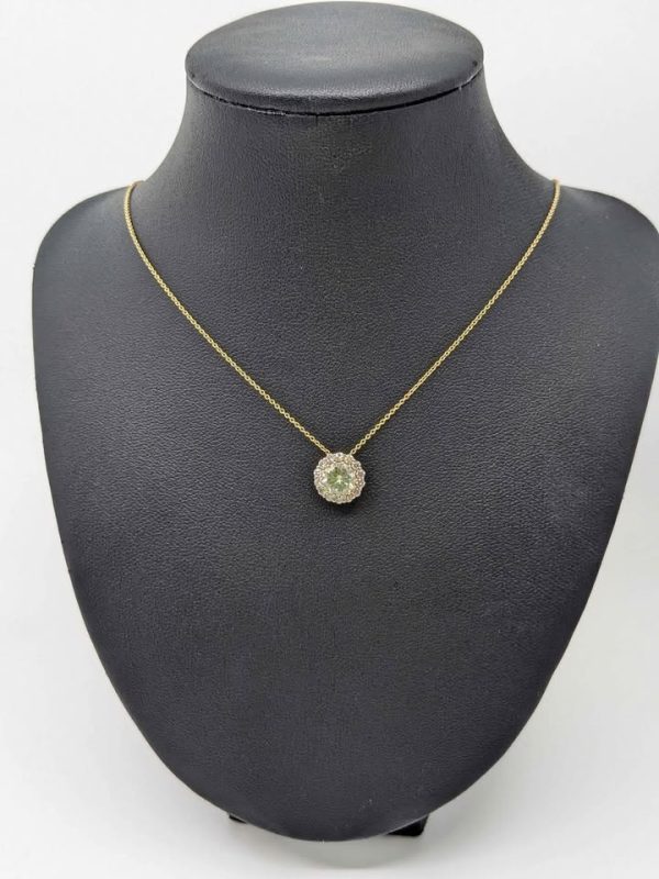 14ct Gold Necklace with Diamond Pendant - BL244169 - Image 16
