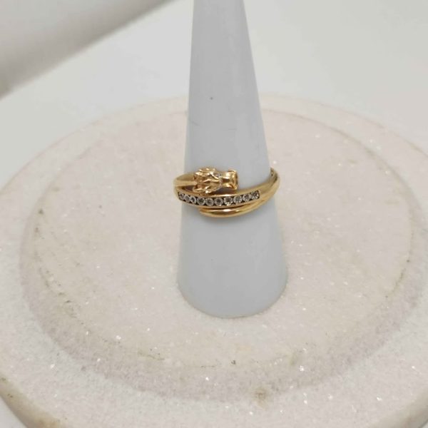 MENS 9CT YELLOW GOLD RING #GN367588 - Image 7