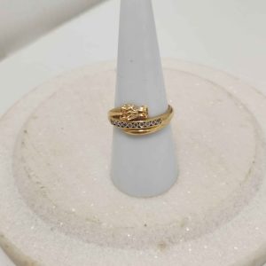 MENS 9CT YELLOW GOLD RING #GN367588