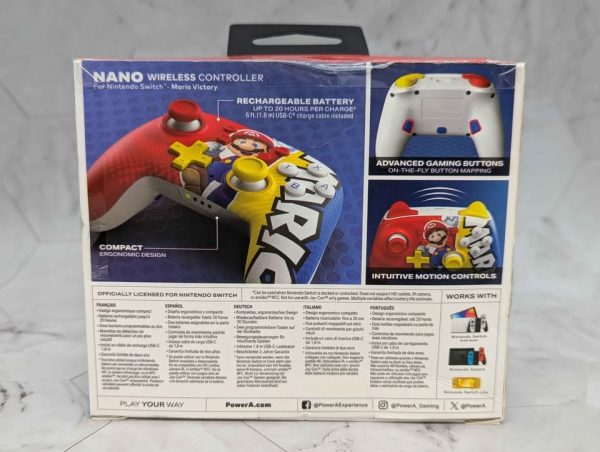 PowerA Nintendo Super Mario Nano Enhanced Wireless Controller - BP368124 - Image 4