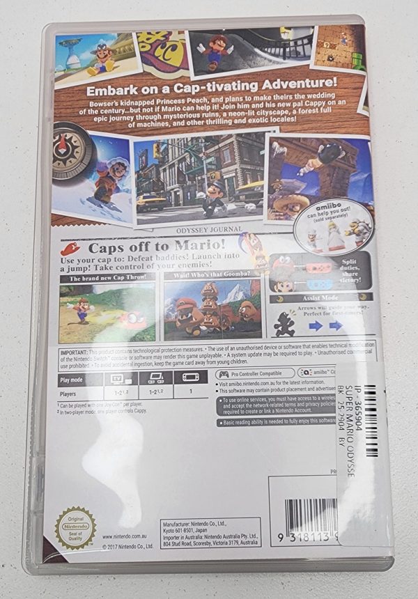 Nintendo Switch Game Mario Odyssey - IP365904 - Image 6
