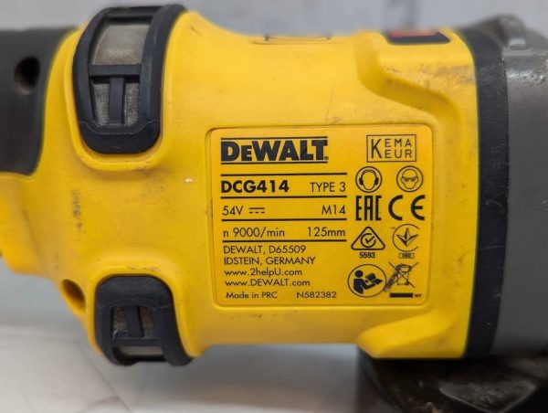 DeWalt 54V XR FlexVolt 125mm Angle Grinder Skin-Only (DCG414) - BP367167 - Image 5