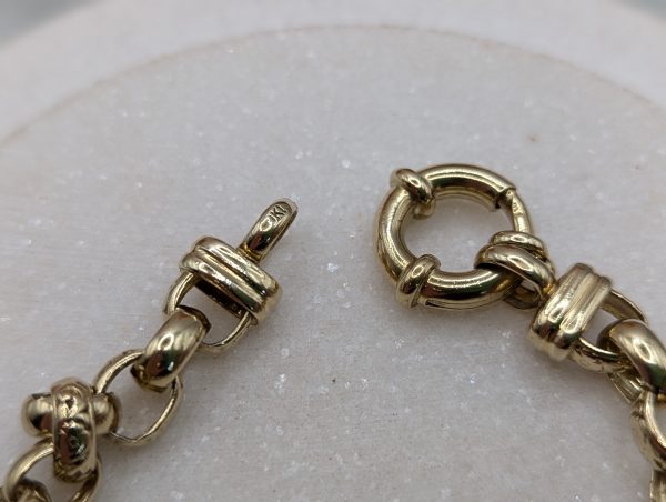 Ladies 9CT Yellow Gold Belcher Bracelet (16.67gms) - BP322002 - Image 9