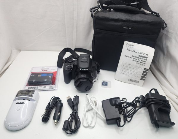 Canon Power Shot SX70 HS 4K with Zoom Lens and Accessories - IP363349 - Image 12