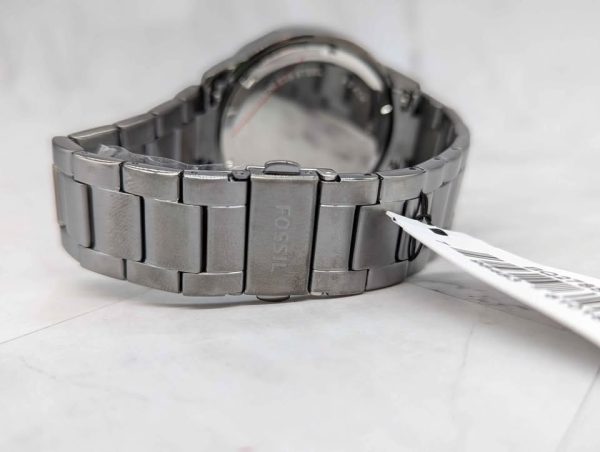 Fossil Bannon Three-Hand Date Smoke Stainless Steel Watch - BP368998 - Image 6