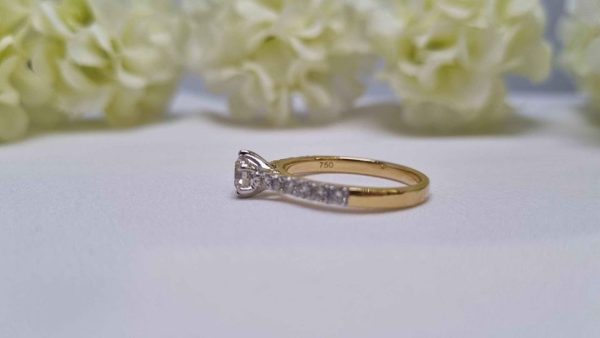 18ct Yellow & White Gold Diamond Ring TW319912 - Image 19