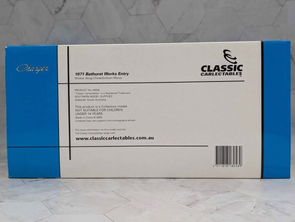 Classic Carlectables 1:18 1971 Bathurst Works Entry E38 R/T Charger Model Car - BP365193 - Image 10