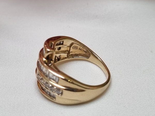 9ct Yellow Gold and Diamond Dress Ring TW343708 - Image 23