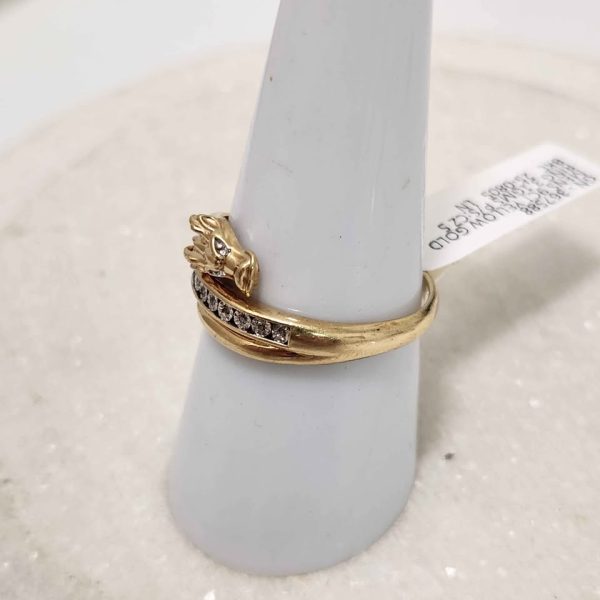MENS 9CT YELLOW GOLD RING #GN367588 - Image 3