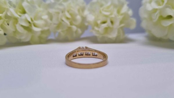 18ct Yellow Gold Channel Set with Floating Diamond Ring TW322621 - Image 28