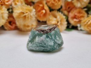 9ct White Gold Petal Ring TW355694