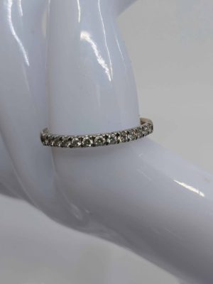 Ladies 9ct Yellow Gold Diamond Eternity Ring - BL295261