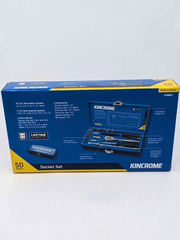 Kincrome 50 Piece Socket Set - BL365519 - Image 4