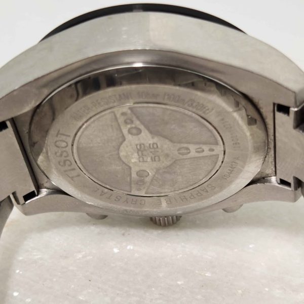 TISSOT PRS 516 QUARTS CHRONOGRAPH BLUE WATCH #GN365621 - Image 13