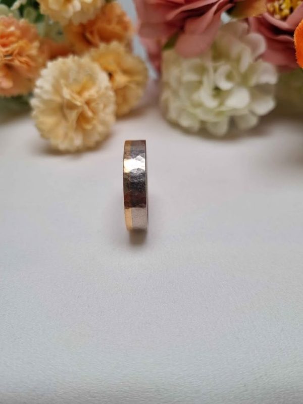 MENS 18CT YELLOW AND WHITE GOLD RING TW364538 - Image 6