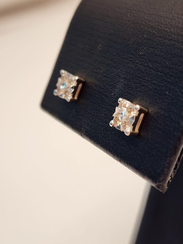 Unisex 9CT Yellow Gold Diamond Earrings - IP365995 - Image 12