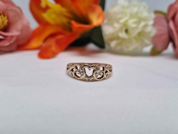 LADIES 9CT YELLOW GOLD DIAMOND RING TW355283 - Image 7