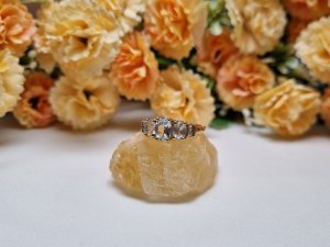 9ct Yellow Gold Blue Stone Dress Ring TW365368