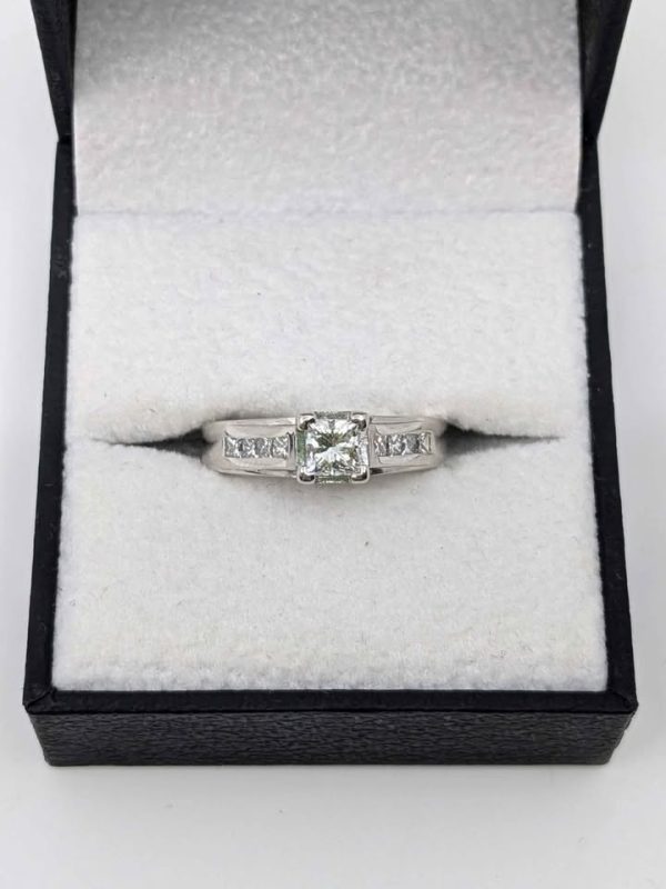 Ladies 18ct White Gold Ring - BL277097 - Image 15