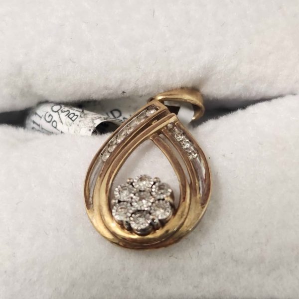 LADIES 9CT GOLD PENDANT #GN315811 - Image 12