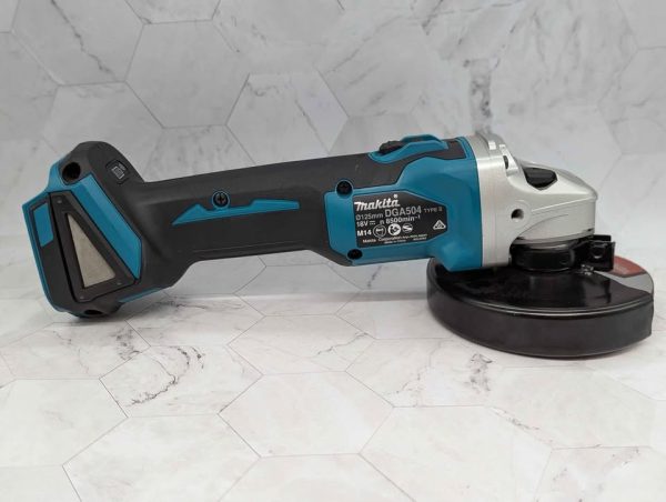 Makita 18V Brushless 125mm Slide Switch Angle Grinder Skin-Only (DGA504) - BP368245 - Image 4