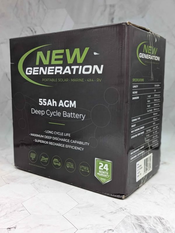 New Generation 55Ah AGM Deep Cycle Battery - BP369102
