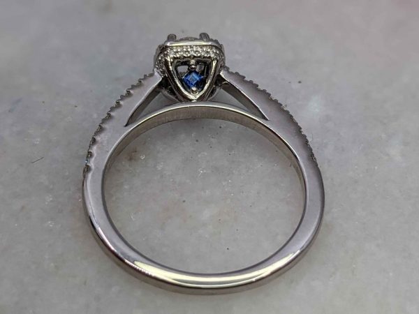 VALUATED LADIES LOVE VW VERA WANG 18CT WHITE GOLD RING SET BL272591 - Image 12