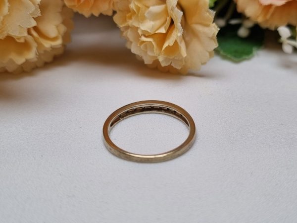 9ct Yellow Gold Diamond Channel Set Ring TW368665 - Image 8