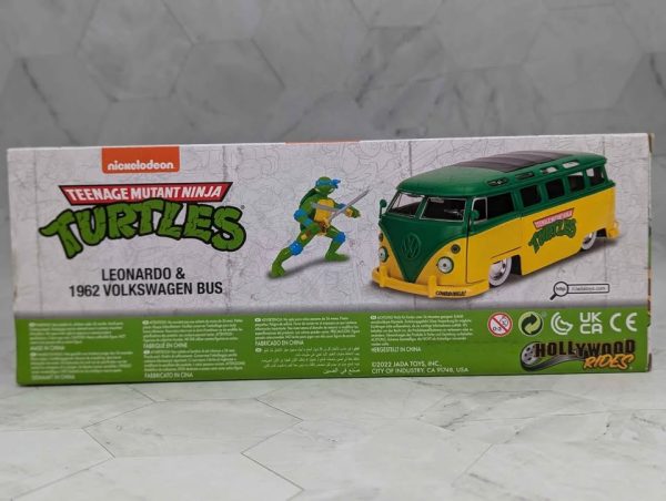 Jada TMNT Leonardo & 1962 Volkswagen Bus Collectable Model Car - BP367258 - Image 6