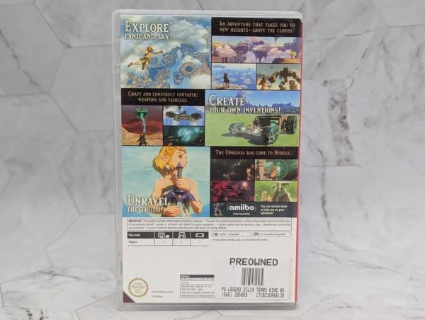 Nintendo Switch The Legend of Zelda Tears of The Kingdom Video Game - BP367425 - Image 3