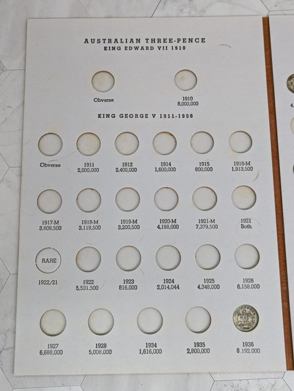 Dansco 32 Pce Three & Six Pence Coin Collectors Set - BP369569 - Image 4