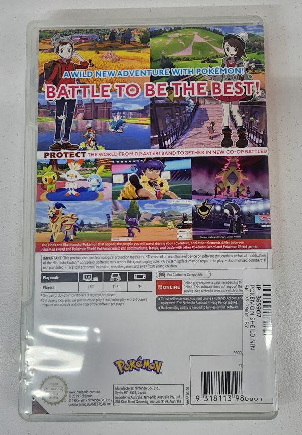 Nintendo Switch Game "Pokemon Shield" - IP365907 - Image 3
