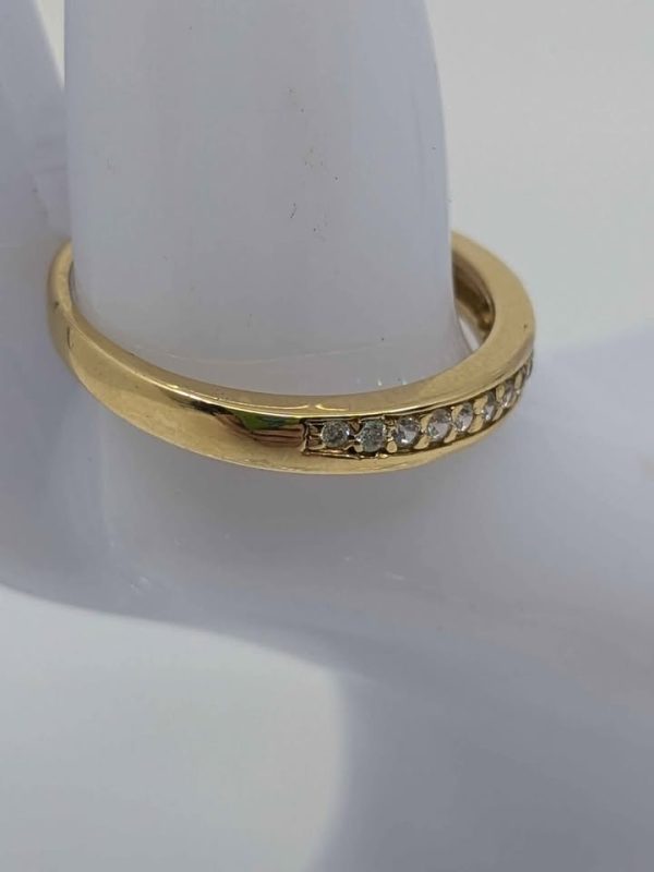 Ladies 18ct Yellow Gold Eternity Ring - BL322082 - Image 12