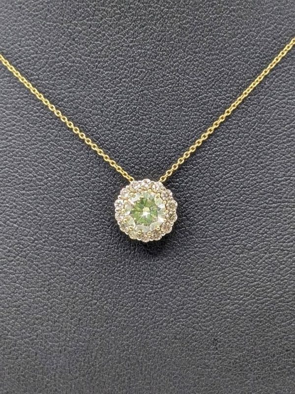 14ct Gold Necklace with Diamond Pendant - BL244169 - Image 17