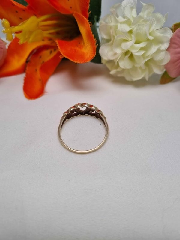 LADIES 9CT YELLOW GOLD DIAMOND RING TW355283 - Image 9