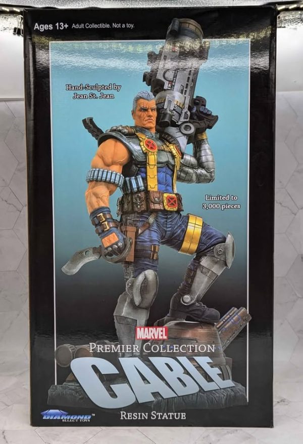 Diamond Marvel Premier Collection CABLE Resin Statue Collectable - BP367870 - Image 2