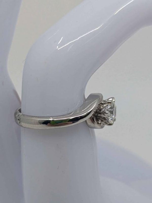 Ladies 14ct White Gold Diamond Engagement Ring - BL276736 - Image 7