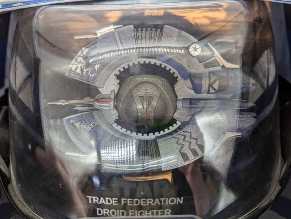 Star Wars Titanium Series Die•Cast Trade Federation Droid Fighter Collectable - BP365084 - Image 3