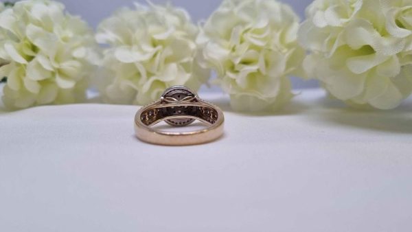 9ct Yellow & White Gold Diamond Cluster Ring TW318985 - Image 29