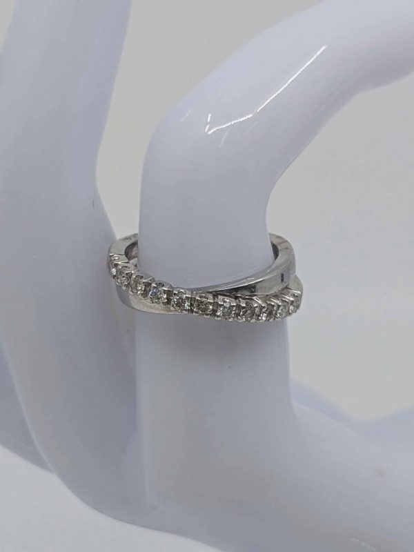 Ladies 18ct White Gold Diamond Eternity Ring - BL269925 - Image 5