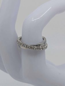 Ladies 18ct White Gold Diamond Eternity Ring - BL269925