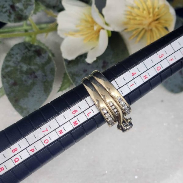 LADIES 9CT YELLOW GOLD RING #GN315898 - Image 6